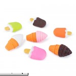 Handy Basics Mini Ice Cream and Frozen Treat Pencil Erasers 48pcs  B07N321YVL